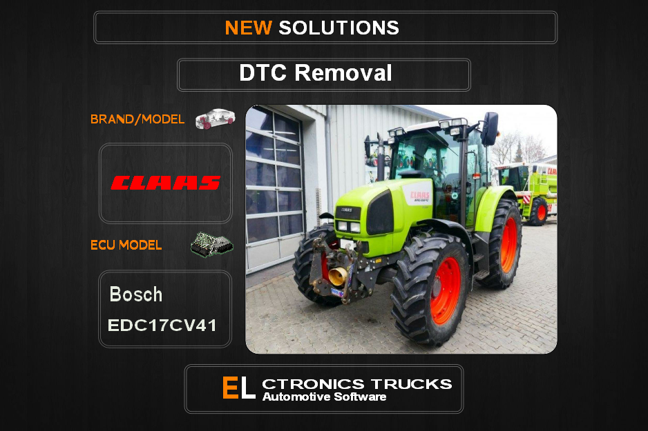 DTC OFF Claas Bosch EDC17CV41 Electronics Trucks Automotive software