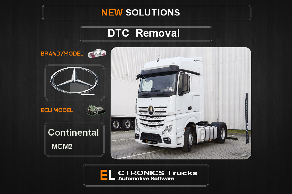 DTC OFF Mercedes-Truck Continental MCM2 Electronics Trucks Automotive software