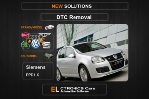 DTC OFF Volkswagen-Group Siemens PPD1.X  Electronics cars Automotive software