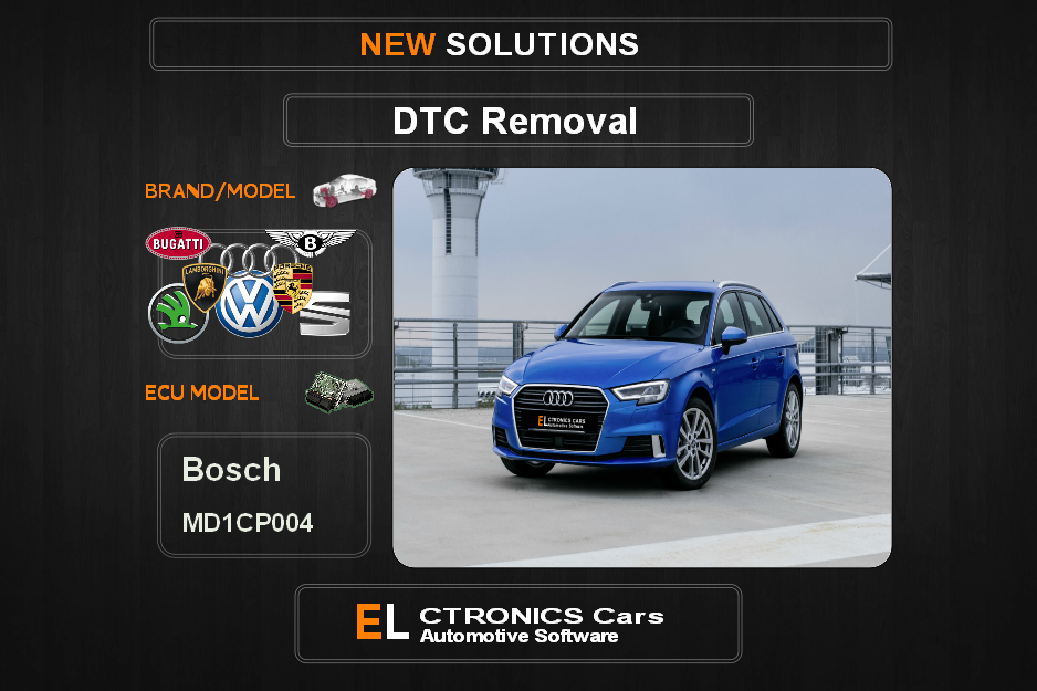 DTC OFF Volkswagen-Group Bosch MD1CP004  Electronics cars Automotive software