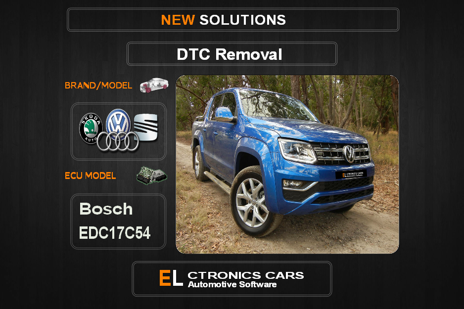 DTC OFF Volkswagen-Group Bosch EDC17C54  Electronics cars Automotive software