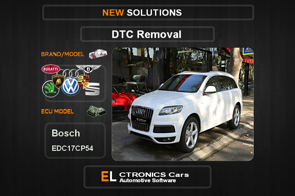 DTC OFF Volkswagen-Group Bosch EDC17CP54 Electronics cars Automotive software