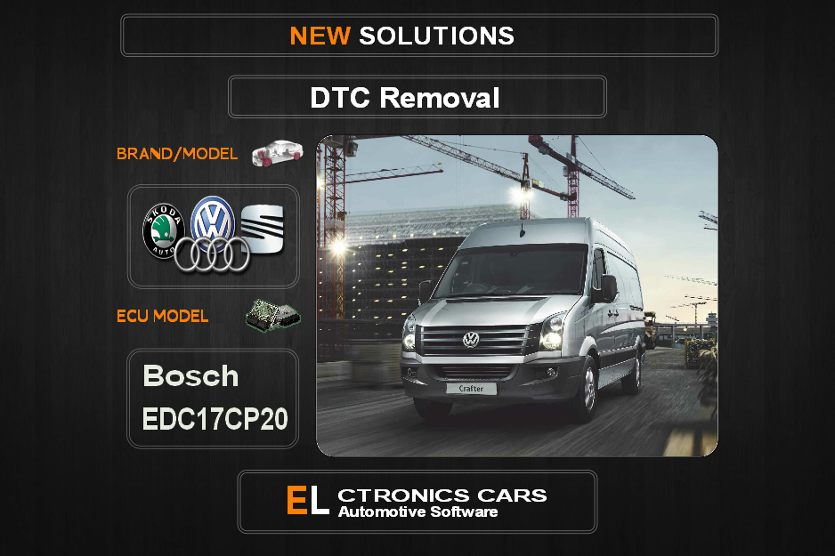 DTC OFF Volkswagen-Group Bosch EDC17CP20 Electronics cars Automotive software
