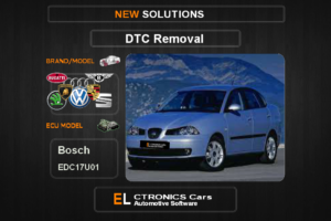 DTC OFF Volkswagen-Group Bosch EDC17U01 Electronics cars Automotive software