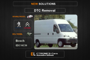 DTC OFF Peugeot-Citroen Bosch EDC16C39 Electronics cars Automotive software