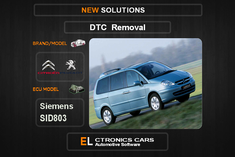 DTC OFF Peugeot-Citroen Siemens SID803 Electronics cars Automotive software