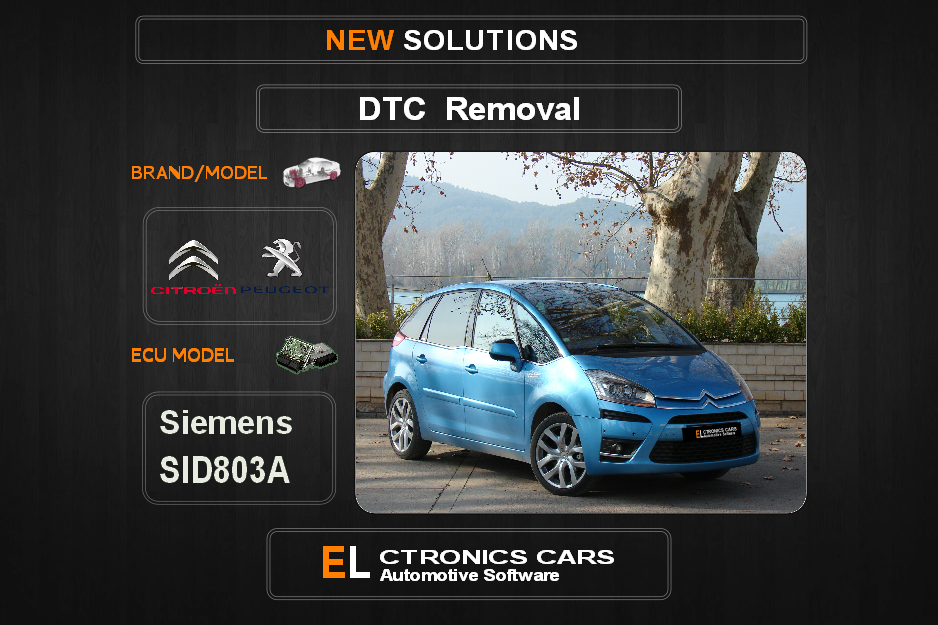 DTC OFF Peugeot-Citroen Siemens SID803A Electronics cars Automotive software