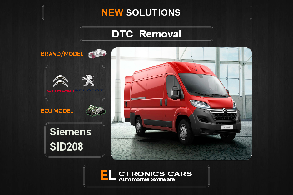 DTC OFF Peugeot-Citroen Siemens SID208 Electronics cars Automotive software