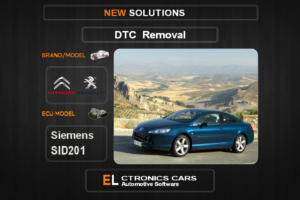 DTC OFF Peugeot-Citroen Siemens SID201 Electronics cars Automotive software