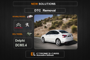 DTC OFF Peugeot-Citroen Delphi DCM3.4 Electronics cars Automotive software