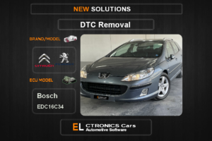 DTC OFF Peugeot-Citroen Bosch EDC16C34 Electronics cars Automotive software