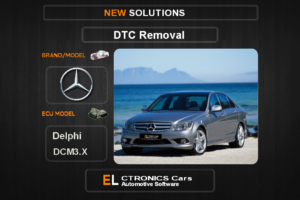 DTC OFF Mercedes Delphi DCM3.X Electronics Cars Automotive software