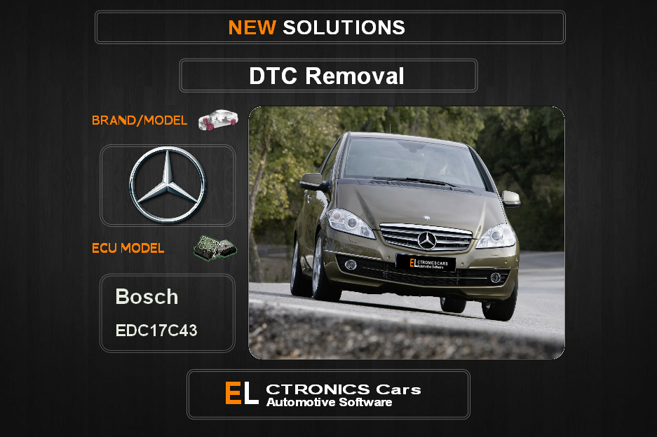 DTC OFF Mercedes Bosch EDC17C43 Electronics Cars Automotive software