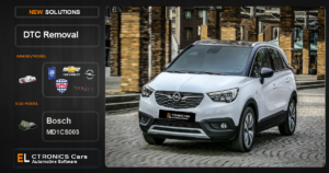 DTC OFF GM-Opel Bosch MD1CS003 Electronics cars Automotive software