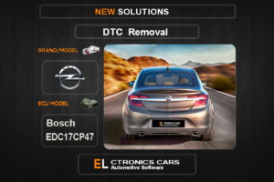 DTC OFF GM-Opel Bosch EDC17CP47 Electronics cars Automotive software