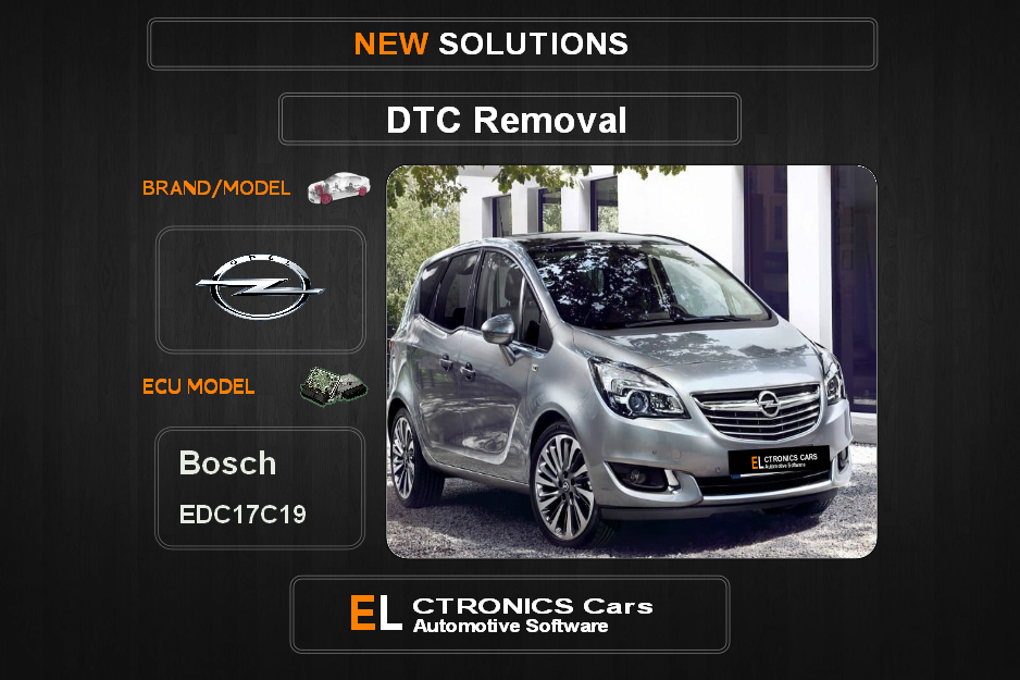 DTC OFF GM-Opel Bosch EDC17C19 Electronics cars Automotive software