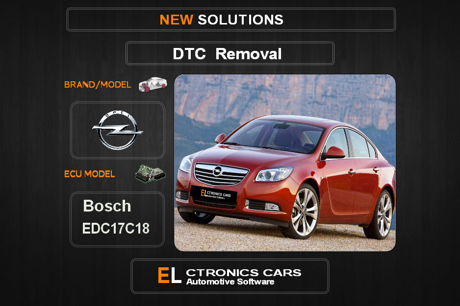 DTC OFF GM-Opel  Bosch EDC17C18 Electronics cars Automotive software
