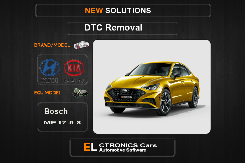 DTC OFF kia-hyundai Bosch ME17.9.8 Electronics cars Automotive software