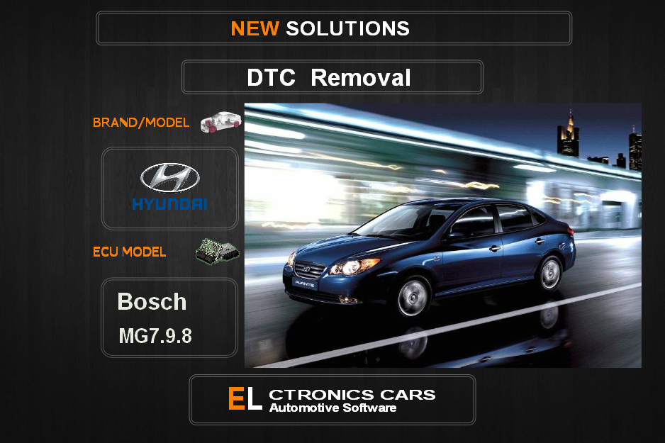 DTC OFF kia-hyundai Bosch M(G)7.9.8 Electronics cars Automotive software