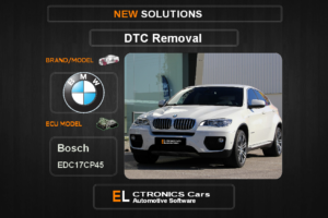 DTC OFF BMW-Mini Bosch EDC17CP45 Electronics Cars Automotive software