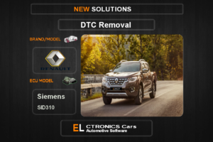 DTC OFF Renault-Dacia Siemens SID310 Electronics cars Automotive software