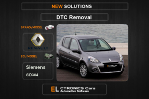 DTC OFF Renault-Dacia Siemens SID304 Electronics cars Automotive software