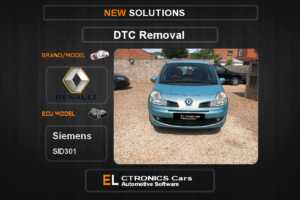 DTC OFF Renault-Dacia Siemens SID301 Electronics cars Automotive software