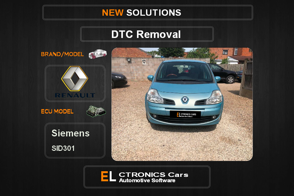 DTC OFF Renault-Dacia Siemens SID301 Electronics cars Automotive software