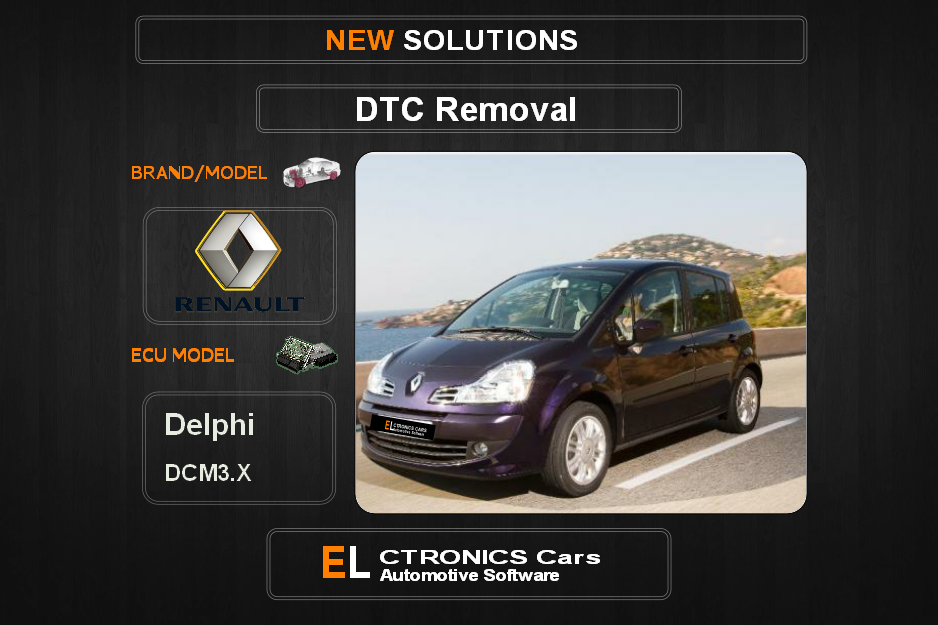 DTC OFF Renault-Dacia Delphi DCM3.X Electronics cars Automotive software