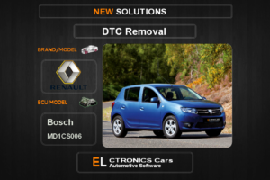 DTC OFF Renault-Dacia Bosch MD1CS006 Electronics cars Automotive software