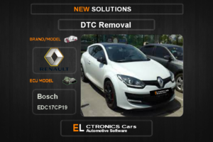 DTC OFF Renault-Dacia Bosch EDC17CP19 Electronics cars Automotive software