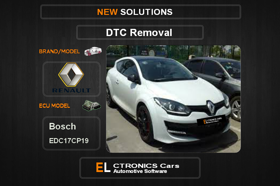 DTC OFF Renault-Dacia Bosch EDC17CP19 Electronics cars Automotive software