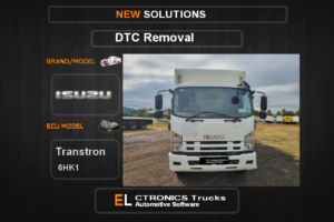 DTC OFF Isuzu-Trucks Transtron 6HK1 Electronics Trucks Automotive software