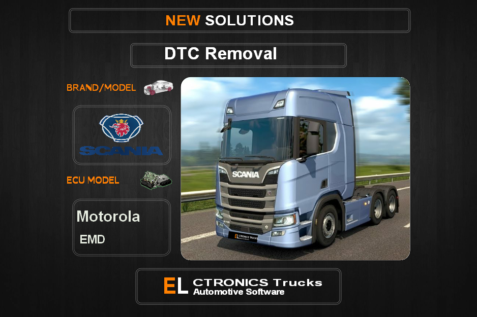 DTC OFF Scania-Truck EMS EMD Electronics Trucks Automotive software