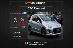 DTC OFF Peugeot-Citroen Delphi DCM7.1A Electronics cars Automotive software