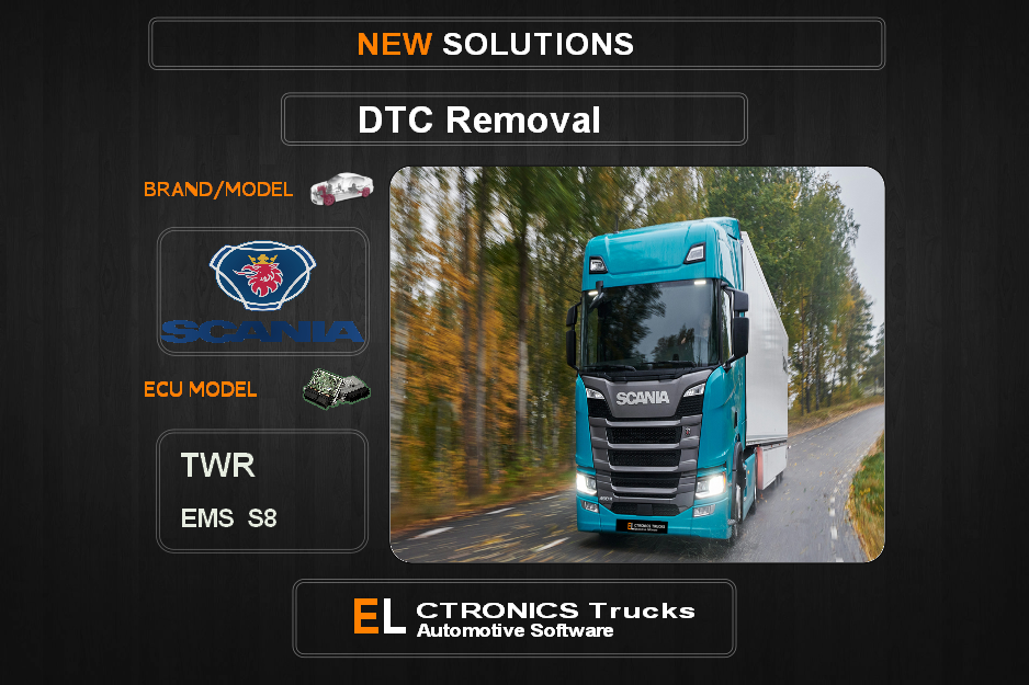DTC OFF Scania-Truck EMS S8 Electronics Trucks Automotive software