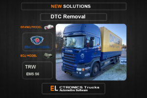 DTC OFF Scania-Truck EMS S6 Electronics Trucks Automotive software