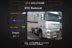 DTC OFF DAF-Trucks Delphi ETC3 Electronics Trucks Automotive software