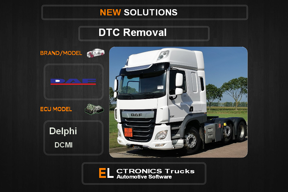 DTC OFF DAF-Trucks Delphi DCMI Electronics Trucks Automotive software