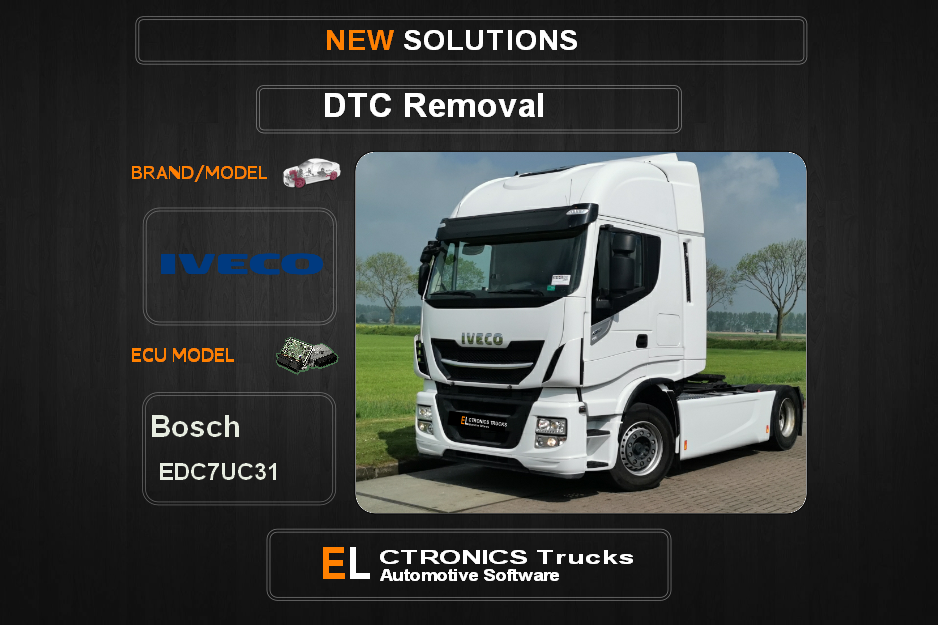 DTC OFF Iveco-Truck Bosch EDC7UC31 Electronics Trucks Automotive software
