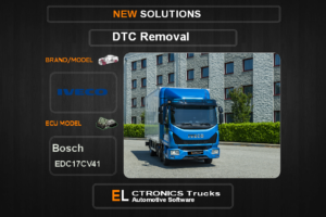 DTC OFF Iveco-Truck Bosch EDC17CV41 Electronics Trucks Automotive software