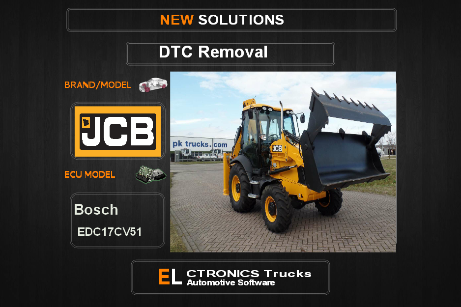 DTC OFF JCB-Trucks Bosch EDC17CV51 Electronics Trucks Automotive software