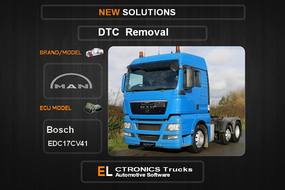 DTC OFF Man-Truck Bosch EDC17CV42 Electronics Trucks Automotive software