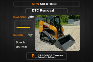 DTC OFF Case-Tractor Bosch EDC17C49 Electronics Trucks Automotive software