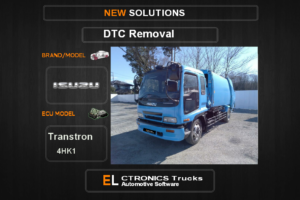 DTC OFF Isuzu-Trucks Transtron 4HK1 Electronics Trucks Automotive software