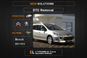 DTC OFF Peugeot-Citroen Bosch EDC16C0 Electronics cars Automotive software