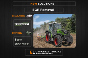 EGR Off Fendt-Agriline Bosch EDC17CV54 Electronics Trucks Automotive Software