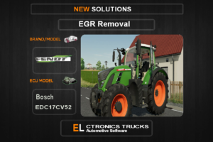 EGR Off Fendt-Agriline Bosch EDC17CV52 Electronics Trucks Automotive Software
