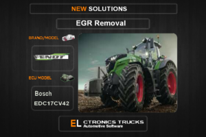 EGR Off Fendt-Agriline Bosch EDC17CV42 Electronics Trucks Automotive Software