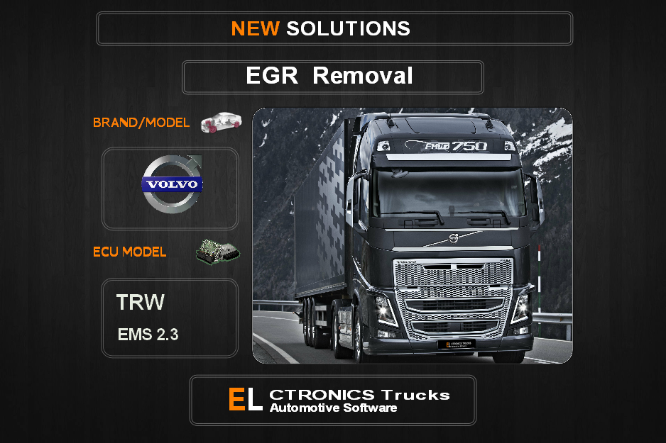 EGR Off Volvo-Truck TRW EMS2.3 Electronics Trucks Automotive Software